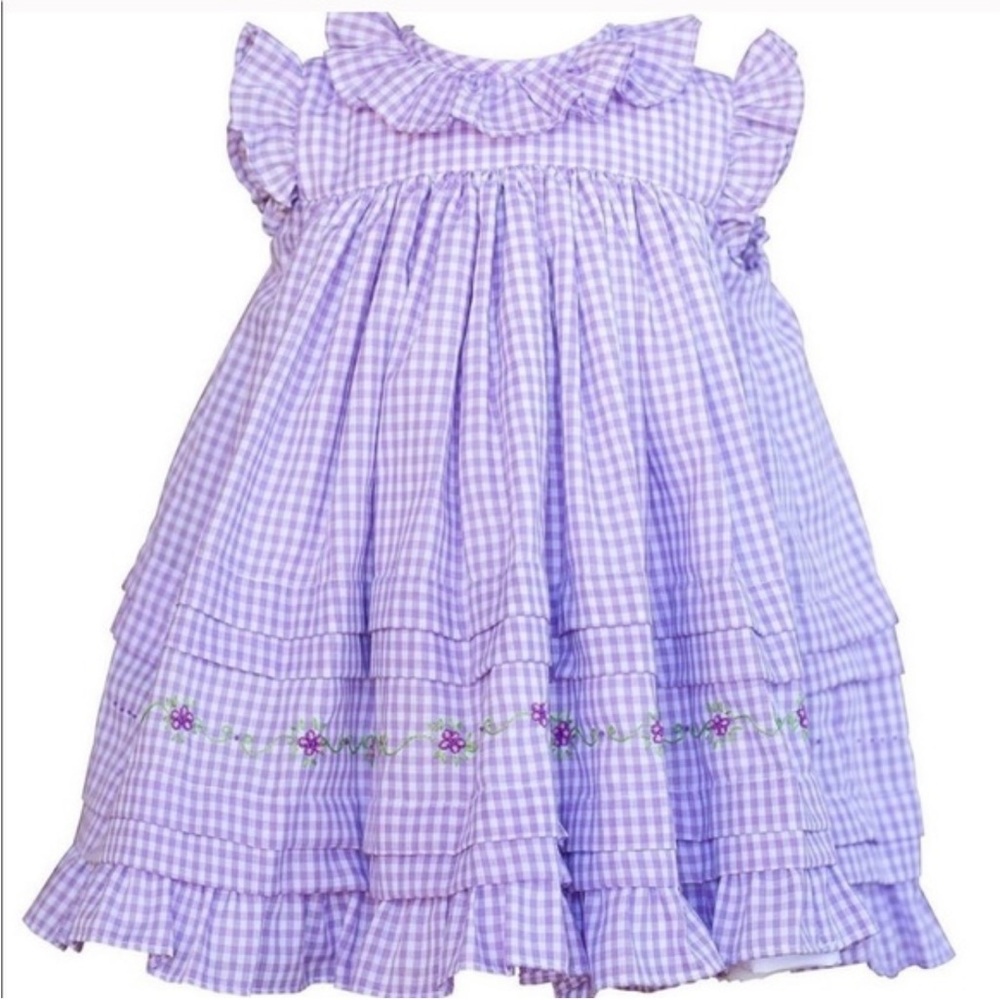 TPP lavender gingham willow dress
